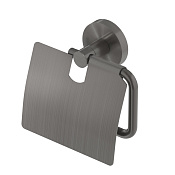 Cezares Relax Держатель туалетной бумаги подвесной закрытый, цвет: оружейная сталь RELAX-PH-GM