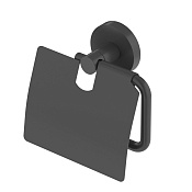 Cezares Relax Держатель туалетной бумаги подвесной закрытый, цвет: черный матовый RELAX-PH-NOP