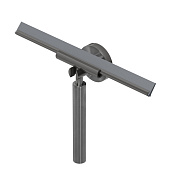 Cezares Relax Скребок для душевой кабины, подвесной, цвет: оружейная сталь RELAX-SV-GM