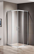 Cezares Momento Душевой уголок 100,5x100,5x195h см, прозрачное стекло 6 мм, цвет: хром MOMENTO-A-2-100-C-Cr