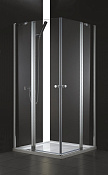 Cezares Elena Душевой уголок 120x100x195h см, прозрачное стекло 6 мм, цвет: хром ELENA-W-AH-2-120/100-C-Cr