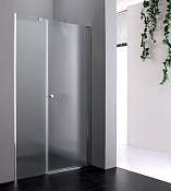 Cezares Elena Душевая дверь распашная правая 112x195h см, рифленое стекло 6 мм, цвет: хром ELENA-W-B-11-30+80-P-Cr-R