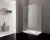 Cezares Verona Душевой уголок левый 120x90x195h см, рифленое стекло 6 мм, цвет: хром VERONA-W-AH-1-120/90-P-Cr-L