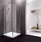 Cezares Verona Душевой уголок 120x100x195h см, прозрачное стекло 6 мм, цвет: хром VERONA-W-AH-2-120/100-C-Cr