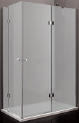 Cezares Verona Душевой уголок правый 120x100x195h см, рифленое стекло 6 мм, цвет: хром VERONA-W-AH-2-120/100-P-Cr-R