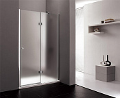 Cezares Verona Душевая дверь распашная правая 100,8x195h см, рифленое стекло 6 мм, цвет: хром VERONA-W-B-12-100-P-Cr-R