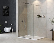 Cezares Liberta Душевая перегородка 110x195h см, прозрачное стекло 8 мм, цвет: хром LIBERTA-L-1-110-120-C-Cr