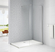 Cezares Liberta Душевая перегородка 70x195h см, прозрачное стекло 8 мм, цвет: хром LIBERTA-L-1-70-C-Cr