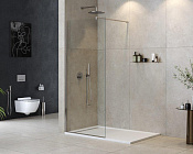 Cezares Liberta Душевая перегородка 95x195h см, прозрачное стекло 8 мм, цвет: хром LIBERTA-L-1-95-120-C-Cr