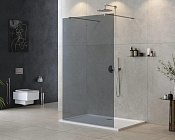 Cezares Liberta Душевая перегородка 110x195h см, тонированное стекло 8 мм, цвет: хром LIBERTA-L-2-110-120-GR-Cr