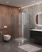 Cezares Molveno Душевой уголок 80,5x80,5x195h см, рифленое стекло 6 мм, цвет: хром MOLVENO-R-2-80-P-Cr