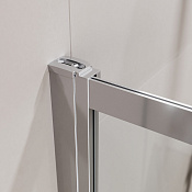 Cezares Slider Шторка на ванну 90x150h см, прозрачное стекло 6 мм, цвет: хром SLIDER-FIX-VF-11-90/150-C-Cr