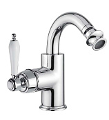 Cezares Aphrodite Смеситель для биде с донным клапаном, излив 13 см, цвет: хром APHRODITE-BS2-01-Bi