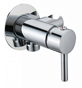 Cezares Смеситель для гигиенического душа встраиваемый, с держателем и внутренней частью, цвет: хром CZR-DA1-01