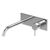 Cezares Leaf Смеситель для раковины встраиваемый, внутренняя часть, излив 20,3 см, цвет: хром LEAF-BLI1-20-L-01-W0