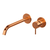 Cezares Leaf Смеситель для раковины встраиваемый, внутренняя часть, излив 20,7 см, цвет: sunset LEAF-BLI2-20-L-SS