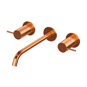 Cezares Leaf Смеситель для раковины встраиваемый, внутренняя часть, излив 20,3 см, цвет: sunset LEAF-BLI3L-20-L-SS