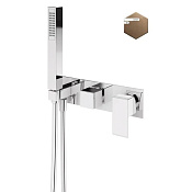 Cezares Porta Смеситель для ванны встраиваемый, на 3 потребителя, с внутренней частью, цвет: sunset PORTA-VDM2-SS