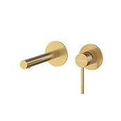 Cezares Relax Смеситель для раковины встраиваемый, внутр. часть, излив 15 см, цвет: браш. золото RELAX-BLI2-2-BORO-W0