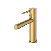 Cezares Relax Смеситель для раковины, с донным клапаном, излив 13 см, цвет: брашированное золото RELAX-LS2-BORO