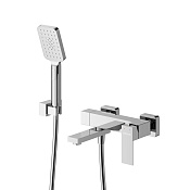 Cezares Slider Смеситель для ванны с душевым набором - ручной душ, шланг, держатель, цвет: хром SLIDER-VD-01