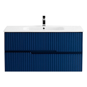 Cezares Duet Тумба под раковину подвесная 100x45,7x50h см, цвет: sapfiro DUET-1000-2C-SO-SPF-P