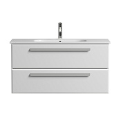 Cezares Eco Тумба под раковину подвесная 97x45x50h см, цвет: bianco lucido ECO-CER-1000-2C-SO-BL