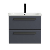 Cezares Eco Тумба под раковину подвесная 57x45x50h см, цвет: grafito ECO-CER-600-2C-SO-GR-P