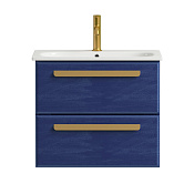 Cezares Eco Тумба под раковину подвесная 57x45x50h см, цвет: sapfiro ECO-CER-600-2C-SO-SPF-P