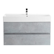 Cezares Molveno 46 Тумба под раковину подвесная 100x46x50h см, цвет: beton MOLVENO 46-100-2C-SO-BET