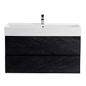 Cezares Molveno 46 Тумба под раковину подвесная 100x46x50h см, цвет: nero MOLVENO 46-100-2C-SO-NR