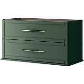 Cezares Tiffany Тумба под раковину подвесная 74x46x55h см, цвет: verde opaco 55330