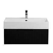 Cezares Premium Тумба под раковину подвесная 70x44x25h см, цвет: nero opaco 55417