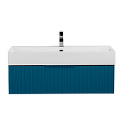 Cezares Premium Тумба под раковину подвесная 90x44x25h см, цвет: blu petrolio 55423
