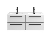 Cezares Eco Тумба под раковину подвесная 120x45,7x50h см, цвет: bianco lucido ECO-CER-N-1200-4C-SO-2-BL