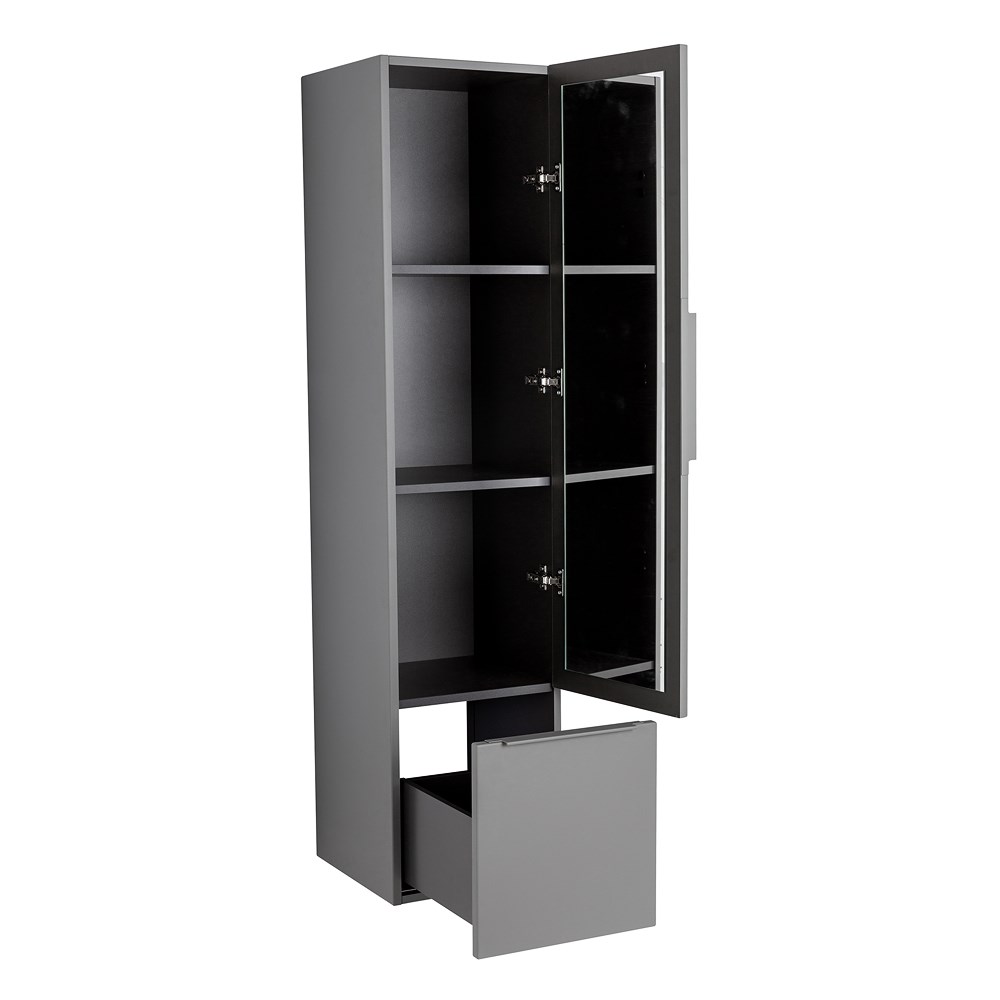 Cezares Premium Шкаф-пенал подвесной 35x38x150h см, цвет: grigio nuvola 55504