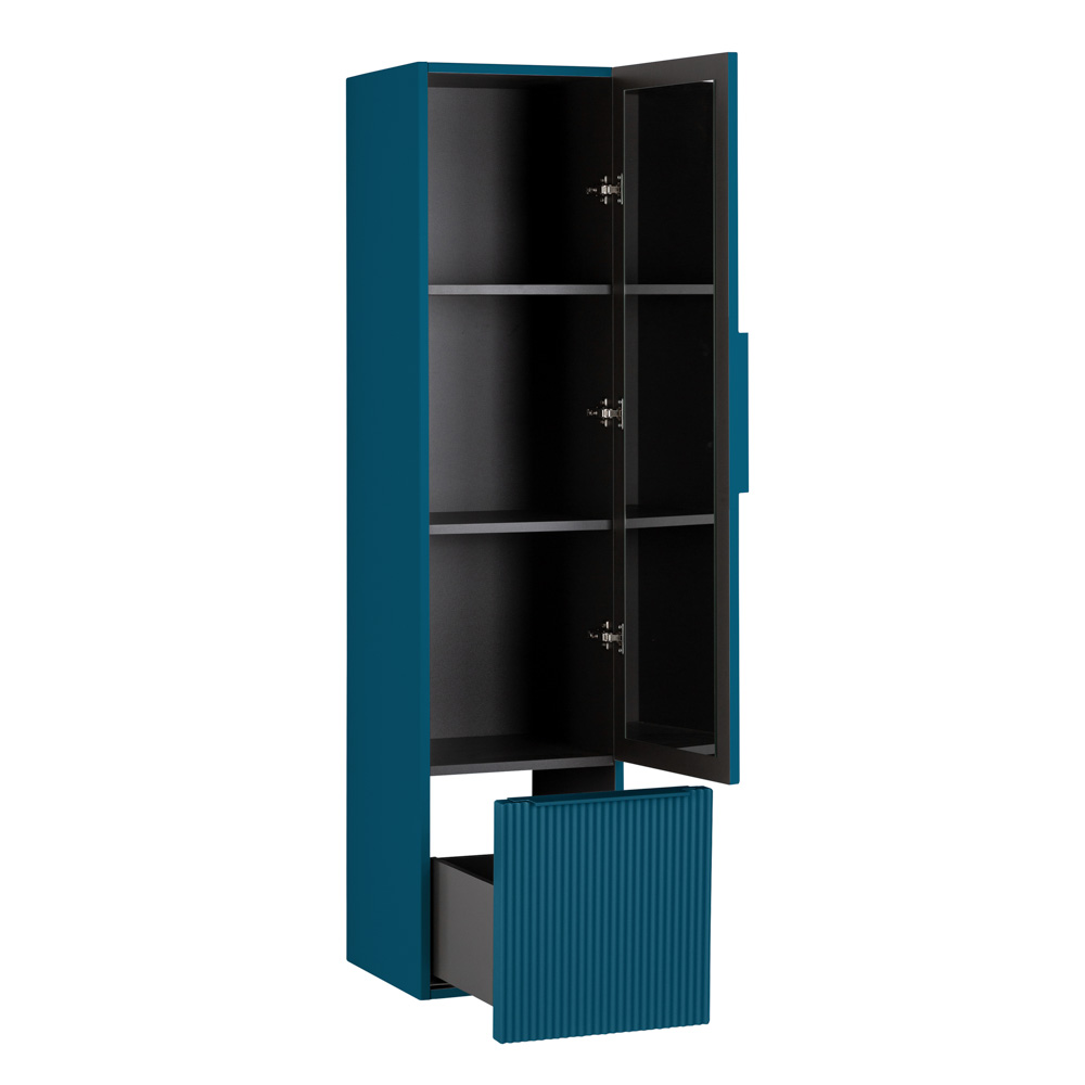 Cezares Premium Шкаф-пенал подвесной 35x38x150h см, цвет: blu petrolio 55508