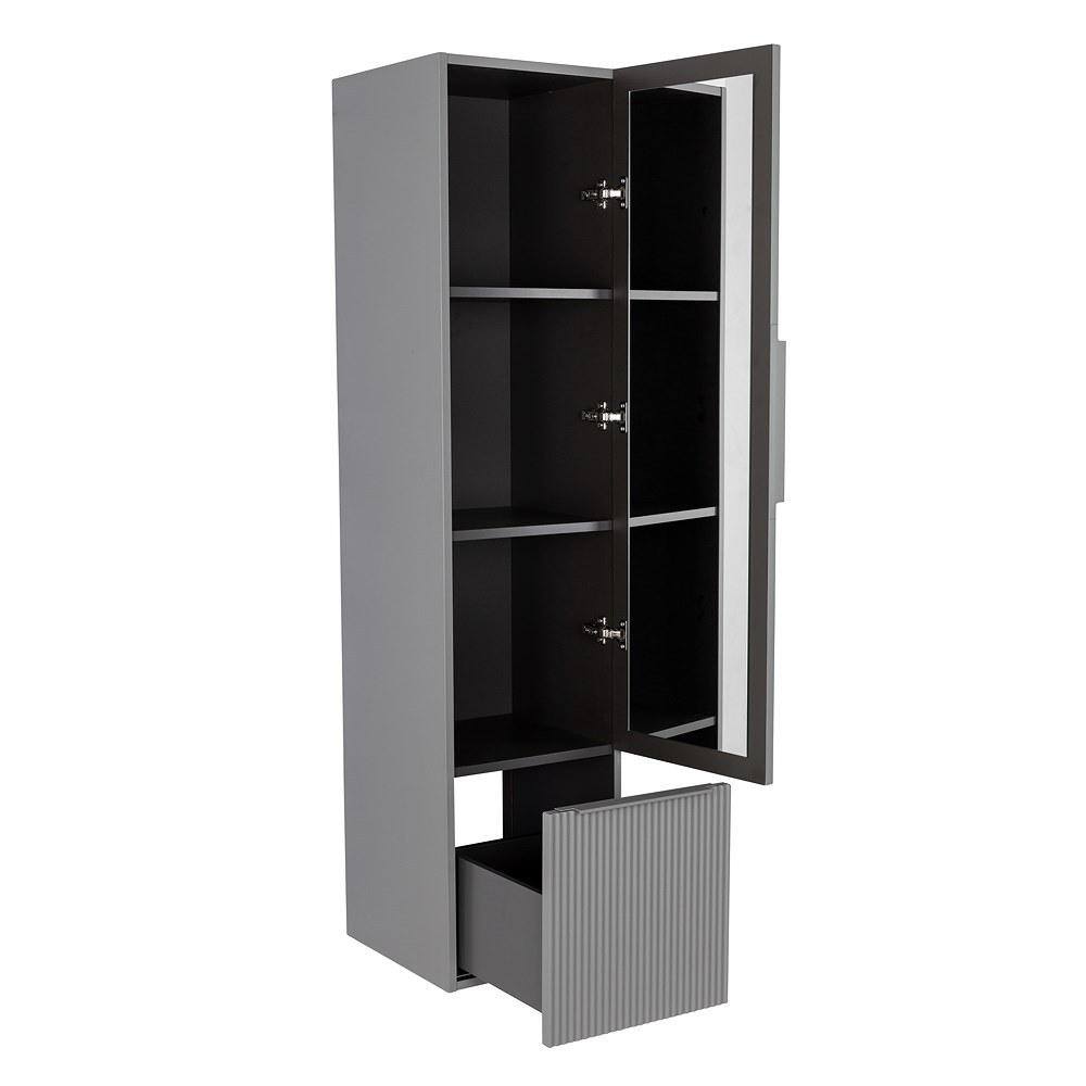 Cezares Premium Шкаф-пенал подвесной 35x38x150h см, цвет: grigio nuvola 55509