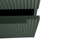 Cezares Premium Шкаф-пенал подвесной 35x38x150h см, цвет: verde opaco 55510