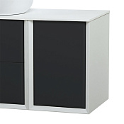 Cezares Bellagio Шкаф подвесной 35x46x48h см, цвет: grafite, bianco opaco 54863