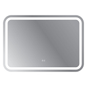 Cezares Stylus Зеркало подвесное с подсветкой 100x70h см, с сенсорным переключателем и подогревом CZR-SPC-STYLUS-1000-700-TCH-WARM