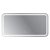 Cezares Stylus Зеркало подвесное с подсветкой 140x70h см, с сенсорным переключателем и подогревом CZR-SPC-STYLUS-1400-700-TCH-WARM