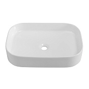 Cezares Раковина чаша 56,5x39 см, без перелива, цвет: белый глянцевый CZR-6451