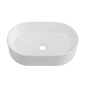 Cezares Раковина чаша 46x29,5 см, без перелива, цвет: белый глянцевый CZR-6576