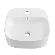 Cezares Раковина чаша 39x39,5 см, с переливом, цвет: белый матовый CZR-6615-BO