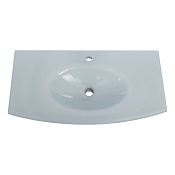 Cezares Раковина накладная 100,5x54,5 см, без перелива, с 1 отверстием, цвет: белый глянцевый 82416