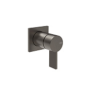 Gessi Inverso Rigato Смеситель для душа на 1 потребитель, встраиваемый, цвет:black metal brushed PVD 73519#707