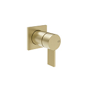 Gessi Inverso Rigato Смеситель для душа на 1 потребитель, встр., внеш. часть, цвет:brushed brass PVD 73519#727
