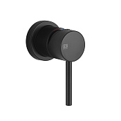 Gessi Via Tortona Смеситель для душа на 1 потребитель, встраиваемый, внешняя часть, цвет:matte black 19712#299