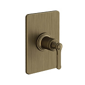 Gessi Venti20 Смеситель для душа встраиваемый, на 1 потребитель, внешняя часть, цвет: antique brass 65061#713